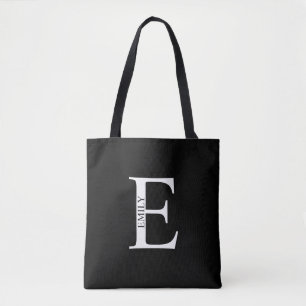 Sac fourre-tout personnalisé avec monogramme et no