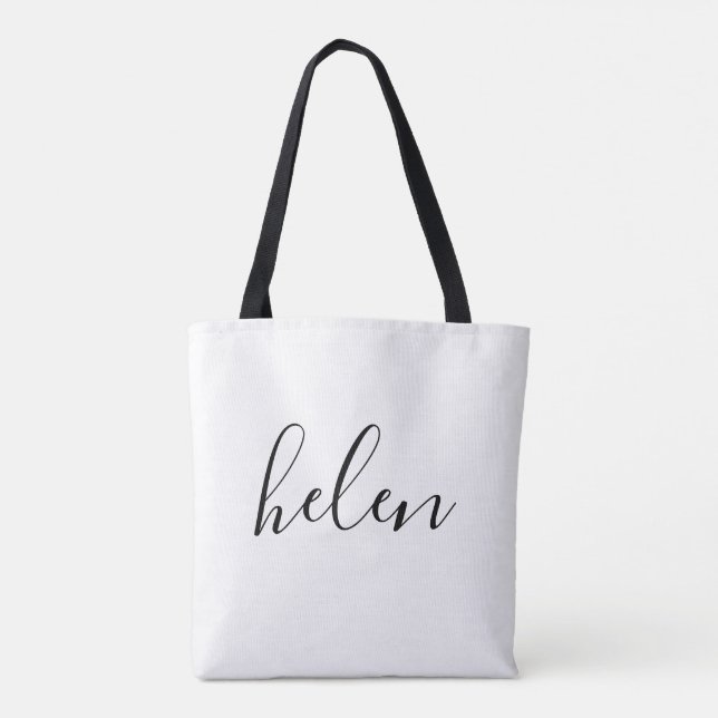 Sac fourre-tout personnalisé avec nom (Dos)