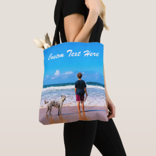 Sac fourre-tout personnalisé avec photo de votre a
