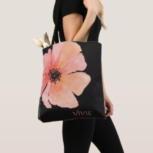 Sac fourre-tout personnalisé Coral Pink