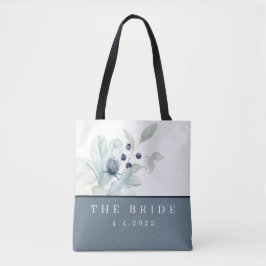 Sac fourre-tout personnalisé de la mariée