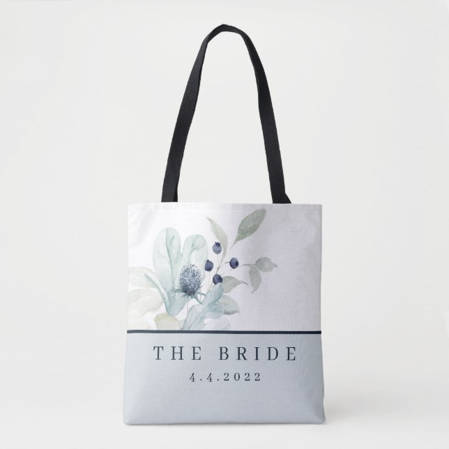 Sac fourre-tout personnalisé de la mariée (Devant)