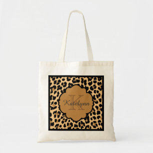 Sac fourre-tout personnalisé Empreinte de léopard 