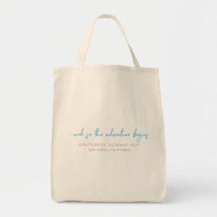 Sac fourre-tout personnalisé Getaway Girlfriend'