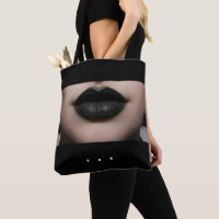 Sac fourre-tout personnalisé - Lèvres