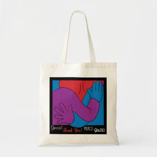 Sac fourre-tout personnalisé « Merci »