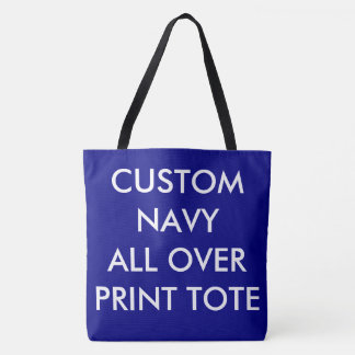 Sac fourre-tout personnalisé NAVY avec impression
