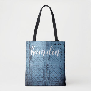 Sac fourre-tout personnalisé Panneau Rustique Tin 