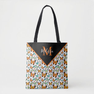 Sac fourre-tout personnalisé papillons d'été
