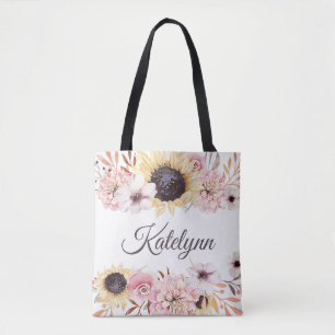 Sac fourre-tout personnalisé par bouquet à