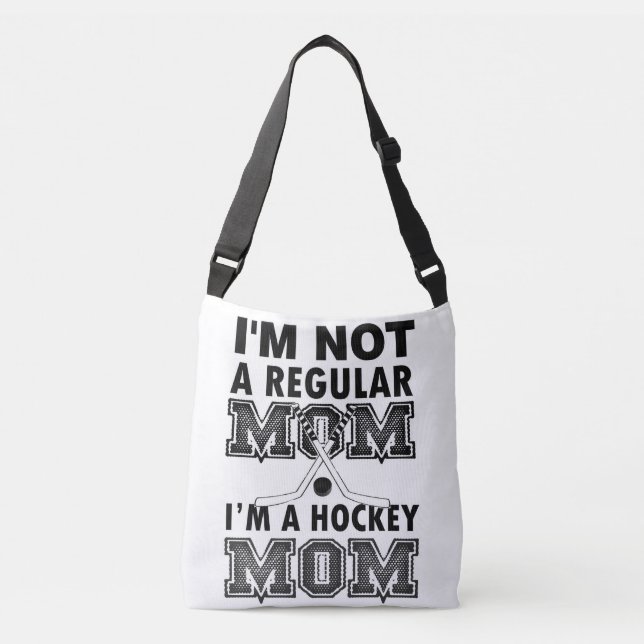 SAC FOURRE-TOUT PERSONNALISÉ PAR MAMAN À HOCKEY (Devant)
