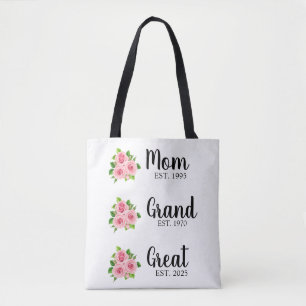 Sac fourre-tout personnalisé pour arrière-grand-mè