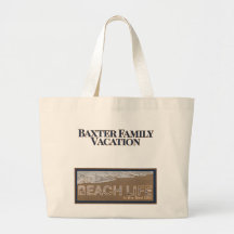 Sac fourre-tout personnalisé pour vacances en fami