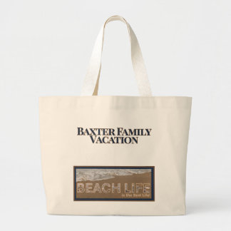 Sac fourre-tout personnalisé pour vacances en fami