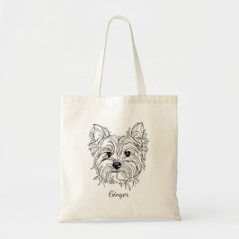 Sac fourre-tout personnalisé Yorkie | Yorkshire Te