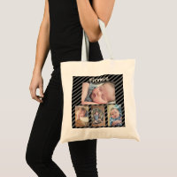 Sac fourre-tout photo bébé personnalisé