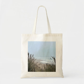 Sac fourre-tout photo Overcast beach horizon