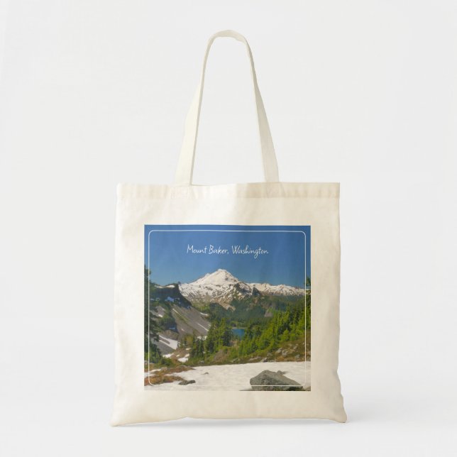 Sac fourre-tout photo paysager Mount Baker Washing (Devant)
