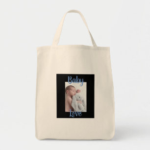Sac fourre-tout photo Personnalisé Baby Love