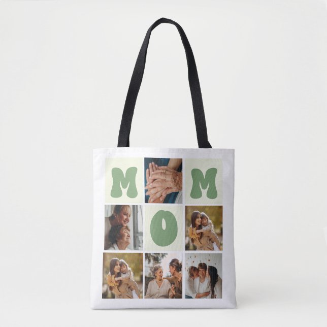 Sac fourre-tout photo personnalisé pour maman (Devant)