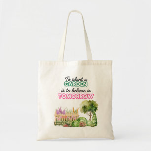 Sac fourre-tout Plante un jardin est croire en dem
