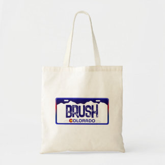 Sac fourre-tout plaque d'immatriculation bleu du C