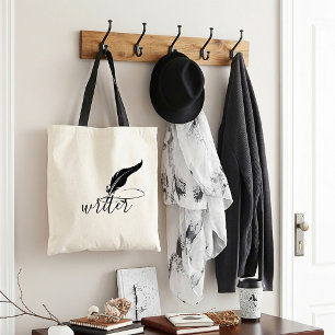 Sac fourre-tout plume personnalisée