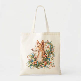 Sac fourre-tout Podenco en fleurs