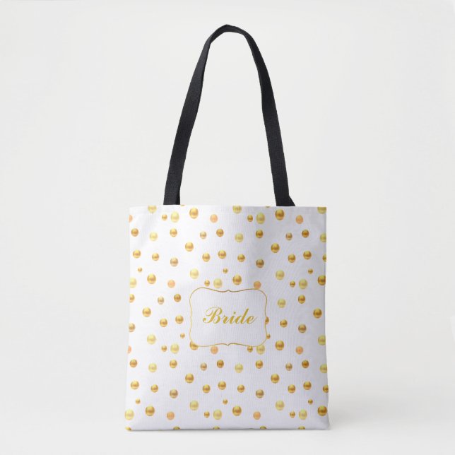 Sac fourre-tout Pois Bride Gold (Devant)