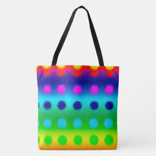 Sac fourre-tout Pois multicolore