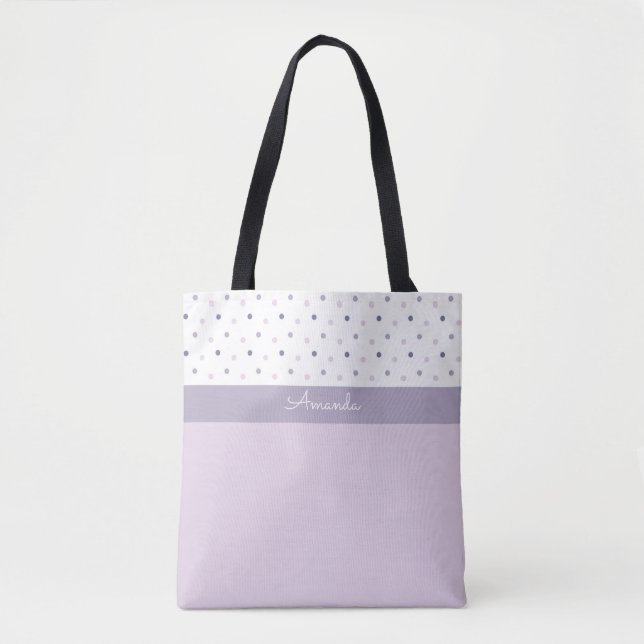Sac fourre-tout Pois Pastel (Devant)