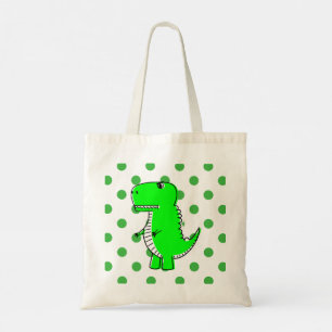 Sac fourre-tout Pois vert Dinosaur