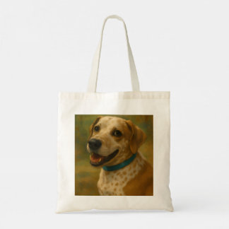Sac fourre-tout portrait de chien