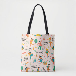 Sac fourre-tout Positivité corporelle