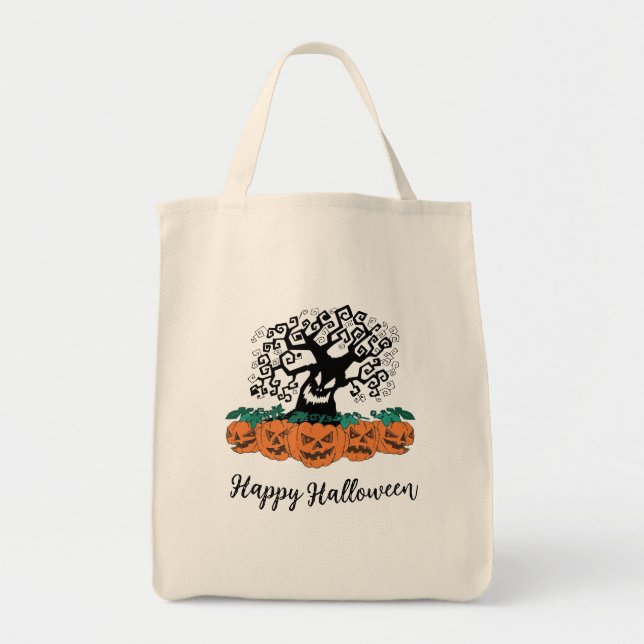 Sac fourre-tout pour Halloween (Devant)