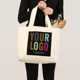 Sac fourre-tout promotionnel de logo personnalisé