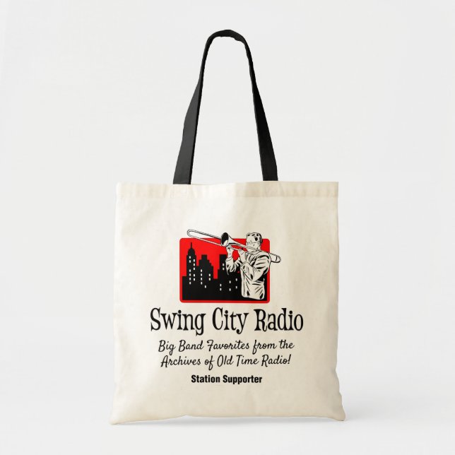 Sac fourre-tout radio de la ville de Swing (Devant)