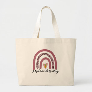 Sac fourre-tout Rainbow 'Positive Vibes Only'