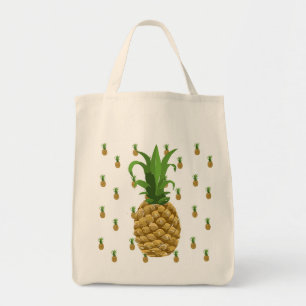Sac fourre-tout réutilisable à épicerie d'anana
