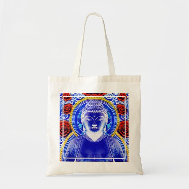 Sac fourre-tout réutilisable de bouddha mystique (Devant)