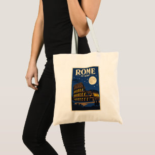 Sac fourre-tout Rome la nuit Voyage Colisée vint
