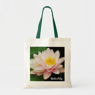 Sac fourre - tout rose à nénuphar