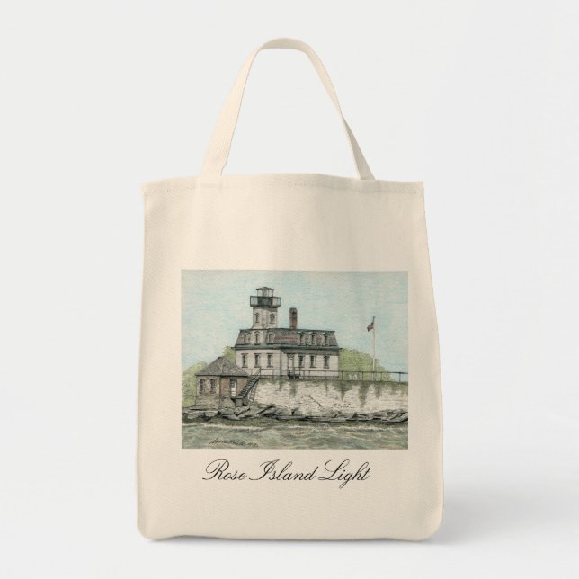 SAC FOURRE-TOUT ROSE DE NEWPORT RI DE LUMIÈRE (Devant)