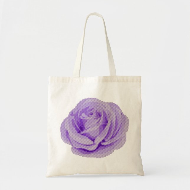 Sac fourre-tout Rose pourpre (Devant)