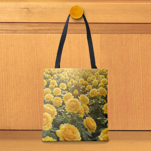 Sac fourre-tout Roses Jaunes