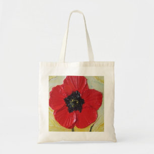 Sac fourre-tout rouge à pavot