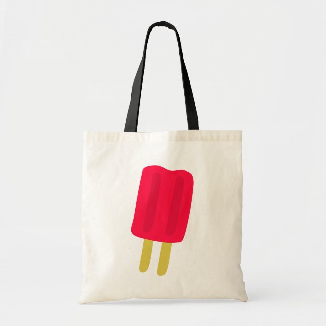 Sac fourre-tout rouge à Popsicle (Devant)
