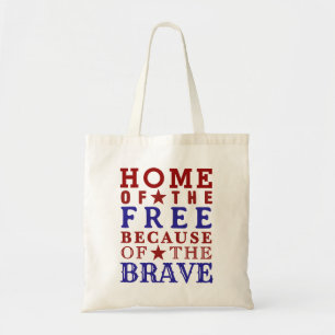 Sac fourre-tout rouge blanc bleu du quatre juillet