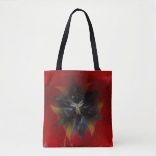 Sac fourre-tout rouge et noir