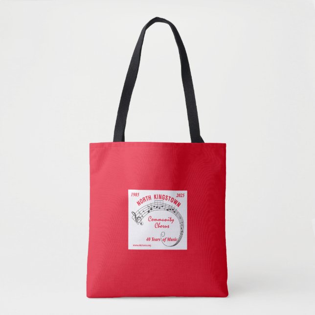 Sac fourre-tout rouge NKCC 40e anniversaire (Devant)